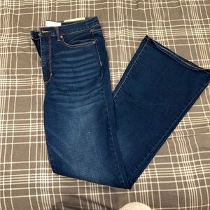 Christian Siriano Dark Blue Flare Jeans